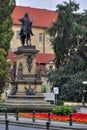 Jiri z Podebrad Statue Royalty Free Stock Photo