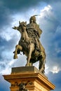 Jiri z Podebrad Statue Royalty Free Stock Photo