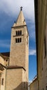 Jirska Street and St. George`s Basilica in the Prague castle complex Royalty Free Stock Photo