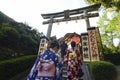 Jishu-jinja in Kyoto Royalty Free Stock Photo