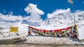 Shingo La also known as Shinkula Pass is a mountain pass in India, on the state boundary between Ladakh and Himachal Pradesh Royalty Free Stock Photo