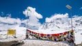 Shingo La also known as Shinkula Pass is a mountain pass in India, on the state boundary between Ladakh and Himachal Pradesh Royalty Free Stock Photo