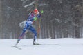 Jitka Landova - world cup in biathlon Royalty Free Stock Photo