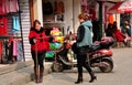 Jiu Chi Town, China: Women Shopkeepers