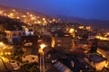 Jiu fen village at night Royalty Free Stock Photo