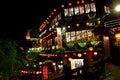 The Jiufen old street at night in Taipei Taiwan,