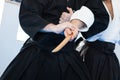 Martial arts instructor Royalty Free Stock Photo