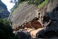 The Jiulong lake and mountain views in Taining,Fujian,China