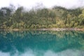 Mirror Lake in Jiuzhaigou National Park of Sichuan China Royalty Free Stock Photo