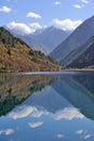 Jiuzhaigou rhinoceros lake Royalty Free Stock Photo