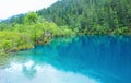 Jiuzhaigou scenery, this is located in China`s jiuzhaigou scenic area, a famous tourist destination in China.