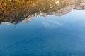 Jiuzhaigou Valley National Park China, icy mirror river Royalty Free Stock Photo