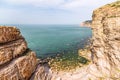 Jiuzhangya Scenery Spot in Changdao, Yantai Royalty Free Stock Photo