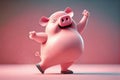 Jiving Pink Pig - Generative AI