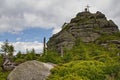 Jizera mountain peak 5 - Czech republic Royalty Free Stock Photo