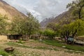 Jizeu Jizev or Jisev village in Pamir mountains, Tajikist