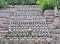 Jizo Bodhisattva statues at Hase-dera temple in Kamakura, Japan. Royalty Free Stock Photo