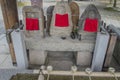 Jizo At The Sanjuusangendo Temple At Kyoto Japan Royalty Free Stock Photo