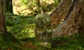 Jizo statue in a buddhist temple Royalty Free Stock Photo