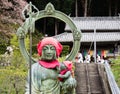 Jizo statue on the grounds of Byodoji, temple number 22 of Shikoku pilgrimage