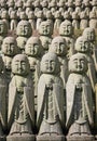 Jizo stone statues