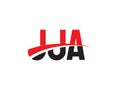 JJA Letter Initial Logo Design Vector Illustration Royalty Free Stock Photo