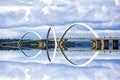 JK Bridge in Brasilia, Capital of Brazil Royalty Free Stock Photo