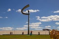 JK Memorial in Brasilia, architectural project by Oscar Niemeyer.