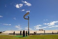 JK Memorial in Brasilia, architectural project by Oscar Niemeyer.