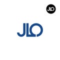 JLO Logo Letter Monogram Design Royalty Free Stock Photo