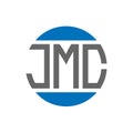 JMC letter logo design on white background. JMC creative initials circle logo concept. JMC letter design Royalty Free Stock Photo