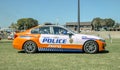 JMPD South African Police Cars - Side View Royalty Free Stock Photo