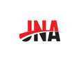 JNA Letter Initial Logo Design Vector Illustration