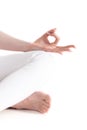 Jnana mudra isolated Royalty Free Stock Photo