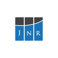 JNR letter logo design on WHITE background. JNR creative initials letter logo concept. JNR letter design.JNR letter logo design on