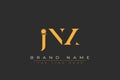 JNX abstract letter logo design Royalty Free Stock Photo