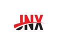 JNX Letter Initial Logo Design Vector Illustration