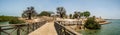 Joal-Fadiout, Senegal - Panoramic view of Mixed Muslim-Christian Cemetery