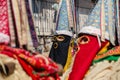 Joaldunak: traditional costume of the carnival of Ortuella, Bizcaia. Euskal Herria