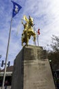 Joan of Arc, Maid of Orleans, Statue at the French Quarter, New Orleans Royalty Free Stock Photo