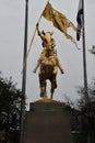 Joan of Arc, Maid of Orleans statue in New Orleans, Louisiana Royalty Free Stock Photo