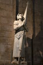 Joan of Arc, Notre Dame Cathedral, Paris Royalty Free Stock Photo