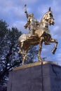 Joan of Arc statue in Laurelhust, Portland, Oregon. Royalty Free Stock Photo