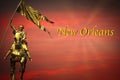 Joan of Arc statue in New Orleans Royalty Free Stock Photo