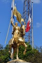 Joan of Arc Statue in New Orleans, USA Royalty Free Stock Photo