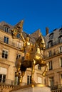 Joan of arc statue, Place des piramides, Paris Royalty Free Stock Photo
