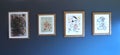Joan Miro collection inside Serralves museum of Contemporary art in Porto, Portugal