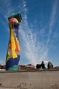 Joan Miro's sculpture in Barcelona.