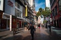 jianghan road walking street in wuhan china