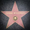 Joanne Woodward\'s star on the Hollywood Walk of Fame Royalty Free Stock Photo